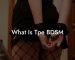 What Is Tpe BDSM