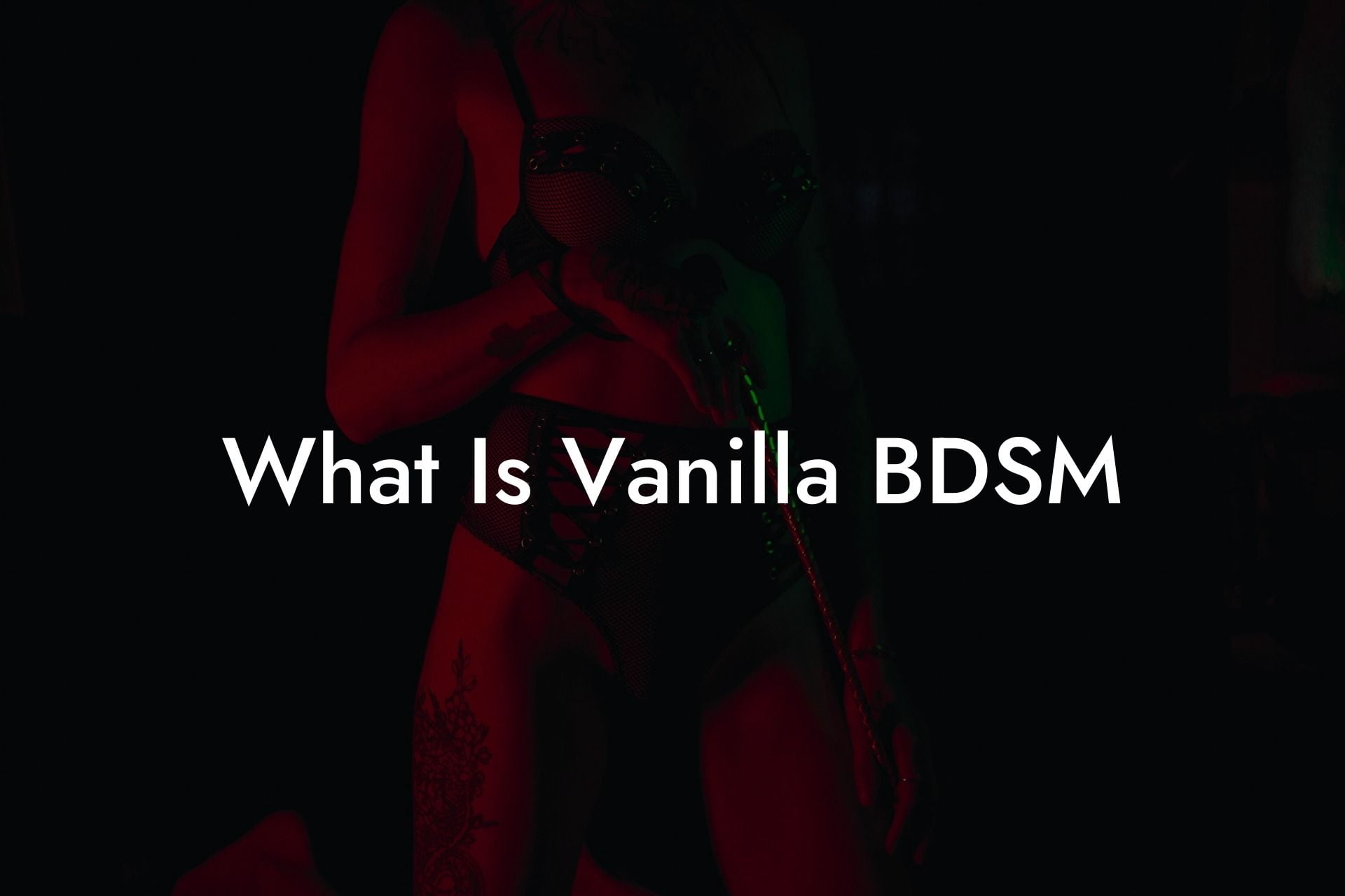 What Is Vanilla BDSM