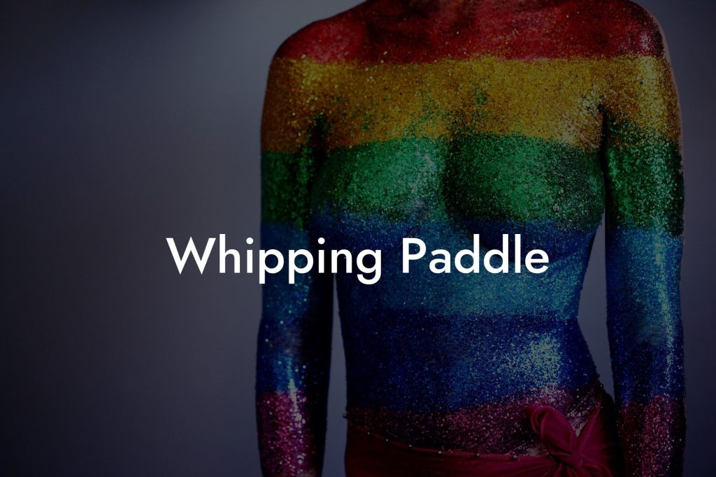 Whipping Paddle