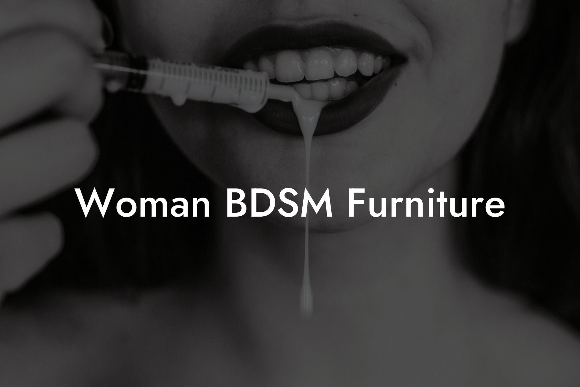 Woman BDSM Furniture